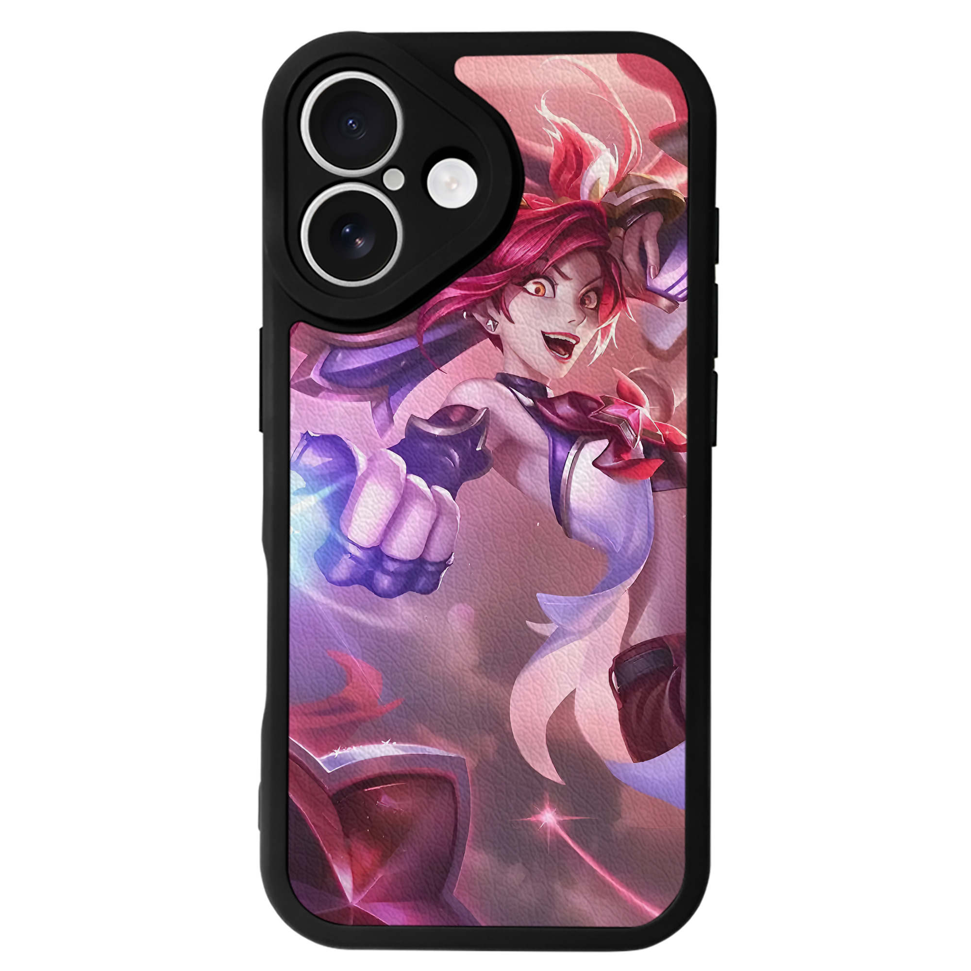 リーグ・オブ・レジェンド League of Legends LOL 【iPhone 16シリーズ対応】シリコンスマホケース（レザー調） 材質：シリコン